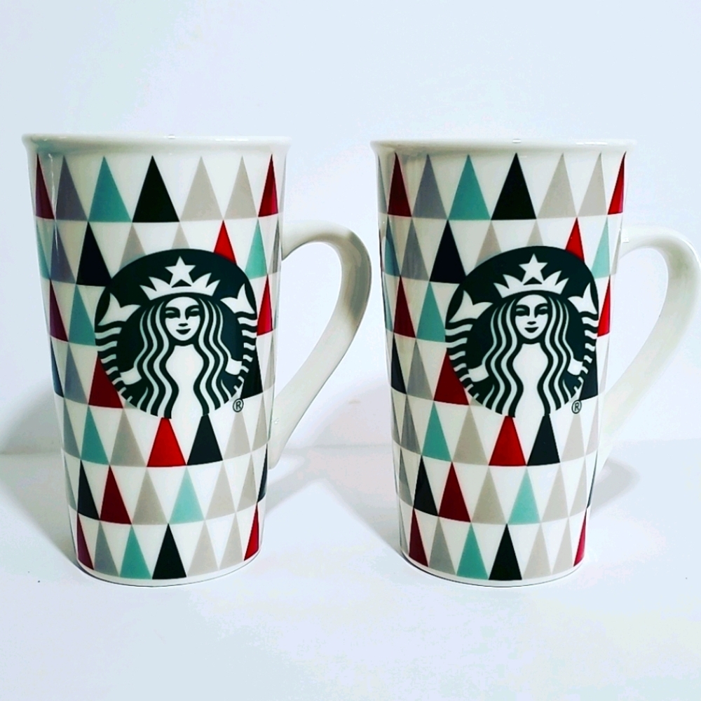 Starbucks Holiday Mugs Set of 2